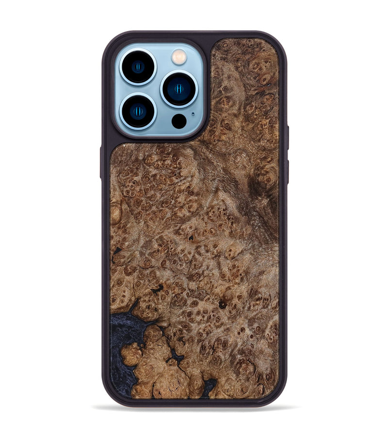 iPhone 14 Pro Max Wood Phone Case - Silas (Wood Burl, 824930)