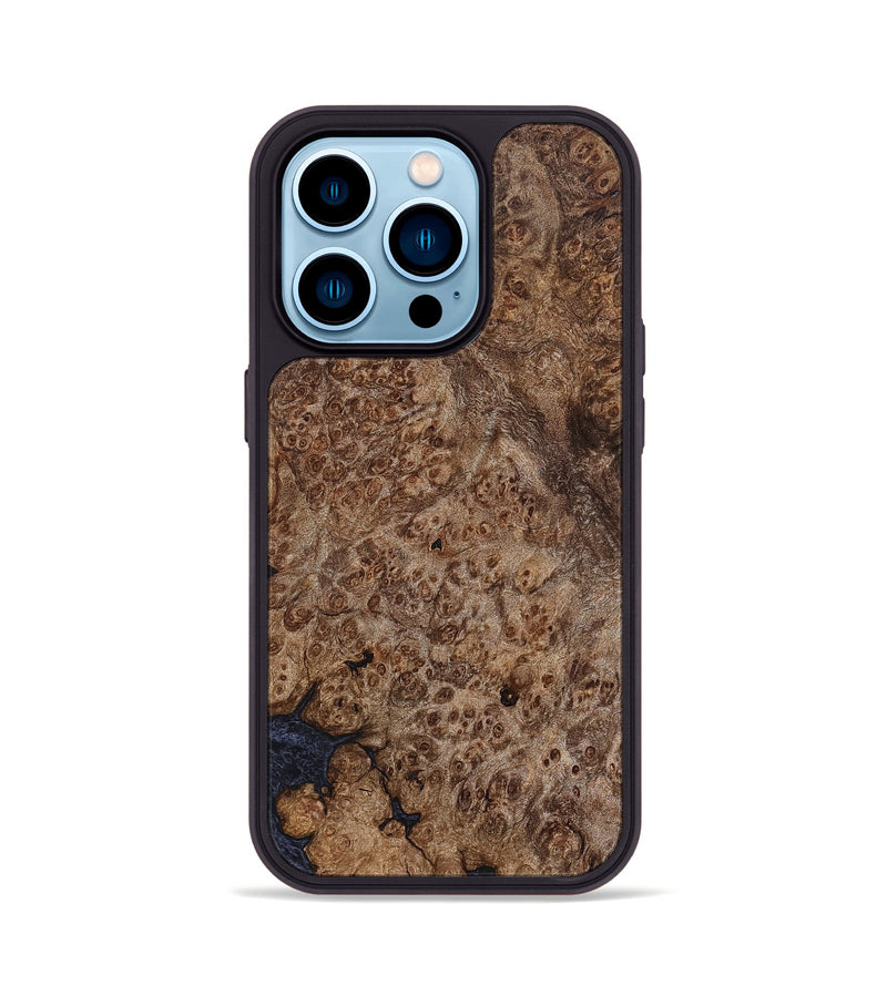 iPhone 14 Pro Wood Phone Case - Silas (Wood Burl, 824930)