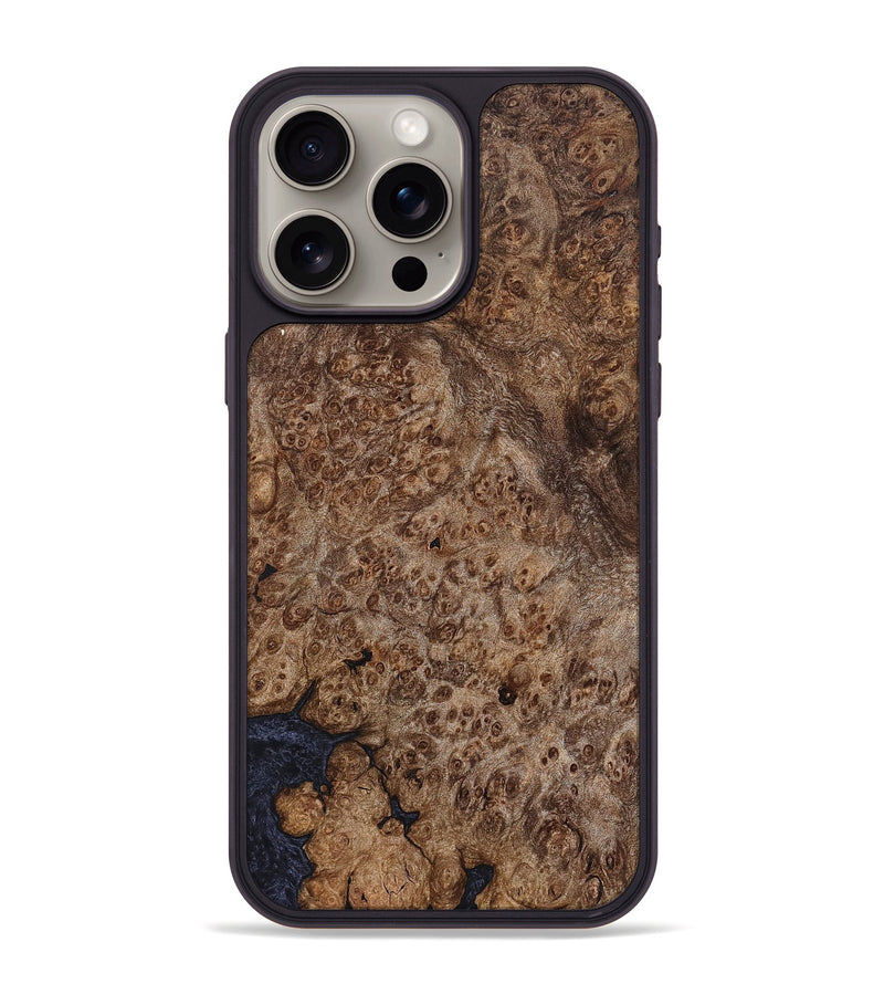 iPhone 15 Pro Max Wood Phone Case - Silas (Wood Burl, 824930)