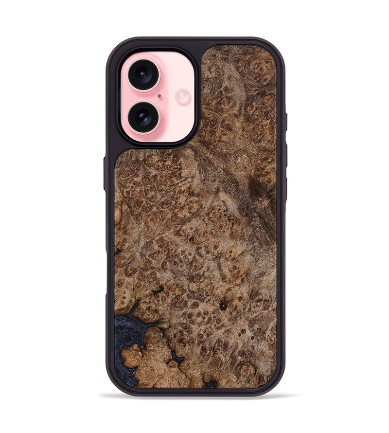 iPhone 16 Wood Phone Case - Silas (Wood Burl, 824930)