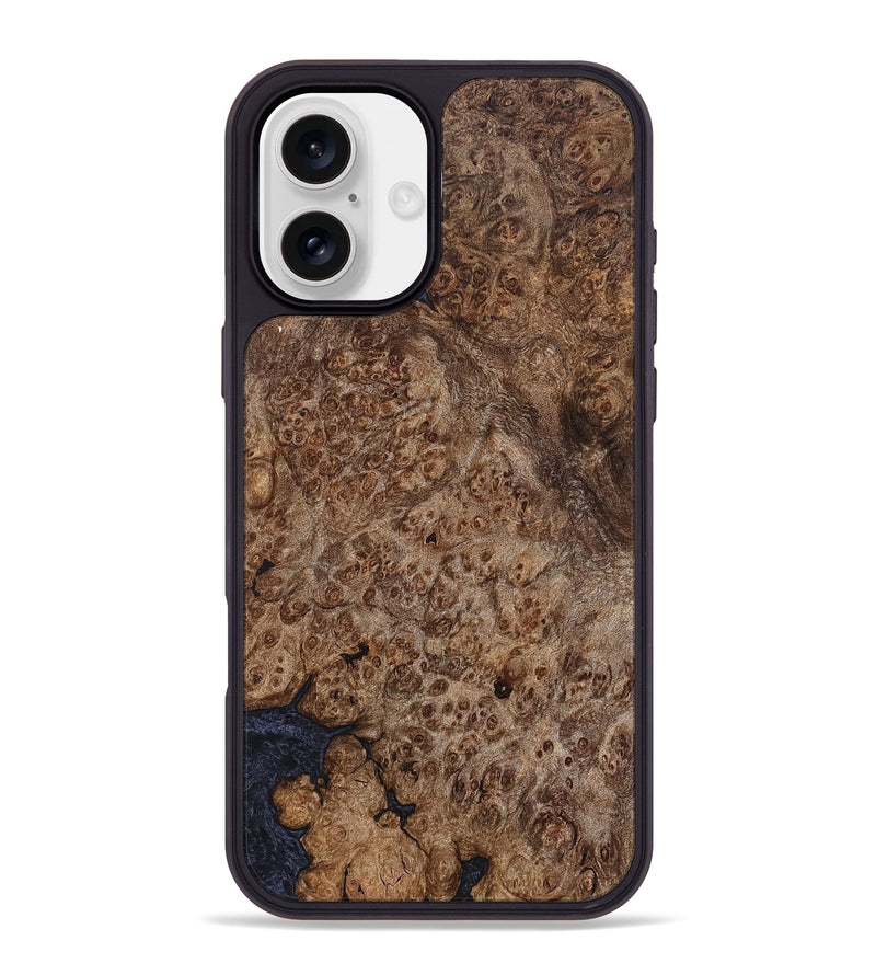 iPhone 16 Plus Wood Phone Case - Silas (Wood Burl, 824930)