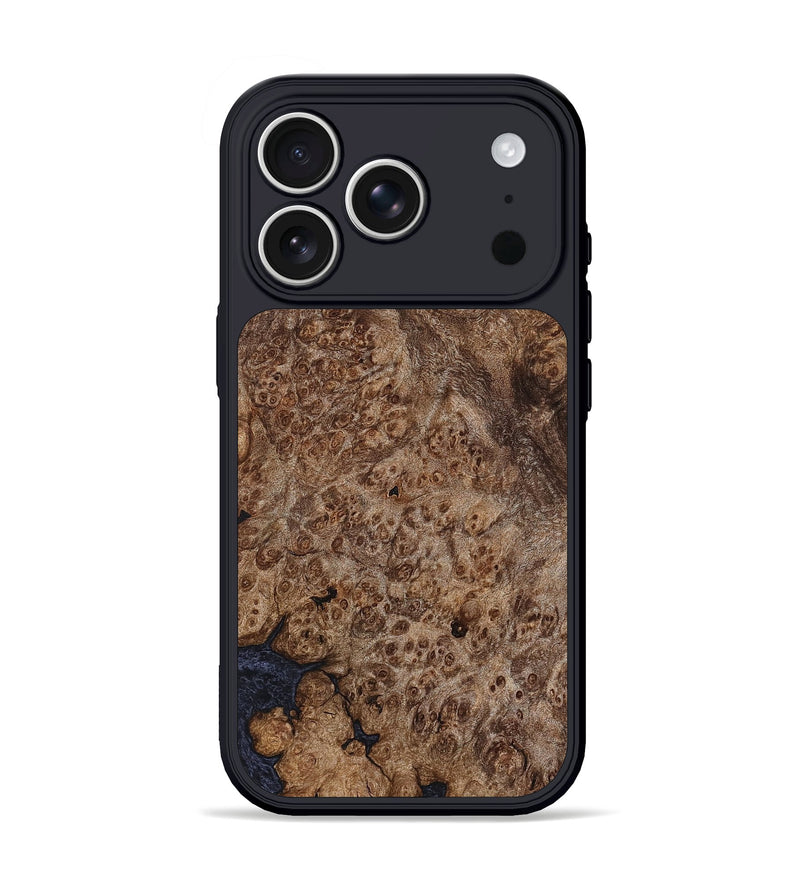 iPhone 17 Pro Wood Phone Case - Silas (Wood Burl, 824930)
