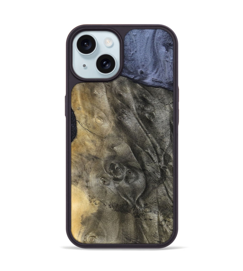 iPhone 15 Wood Phone Case - Lelah (Wood Burl, 824933)