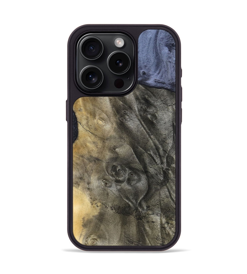 iPhone 15 Pro Wood Phone Case - Lelah (Wood Burl, 824933)