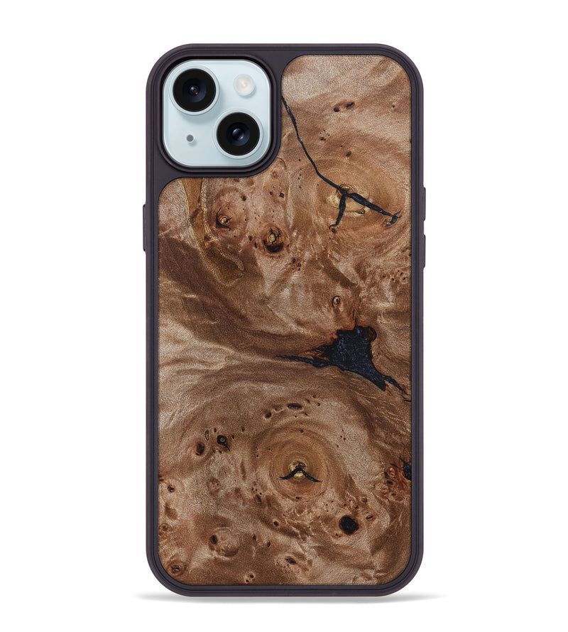 iPhone 15 Plus Wood Phone Case - Quiana (Wood Burl, 824936)