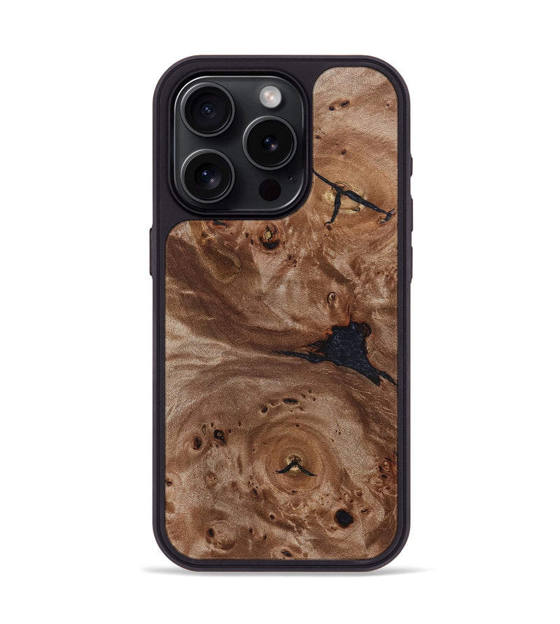 iPhone 15 Pro Wood Phone Case - Quiana (Wood Burl, 824936)