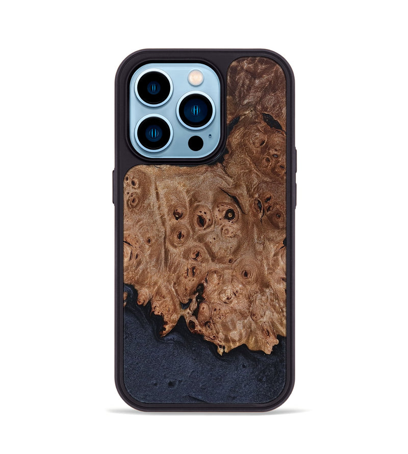 iPhone 14 Pro Wood Phone Case - Ryann (Wood Burl, 824937)