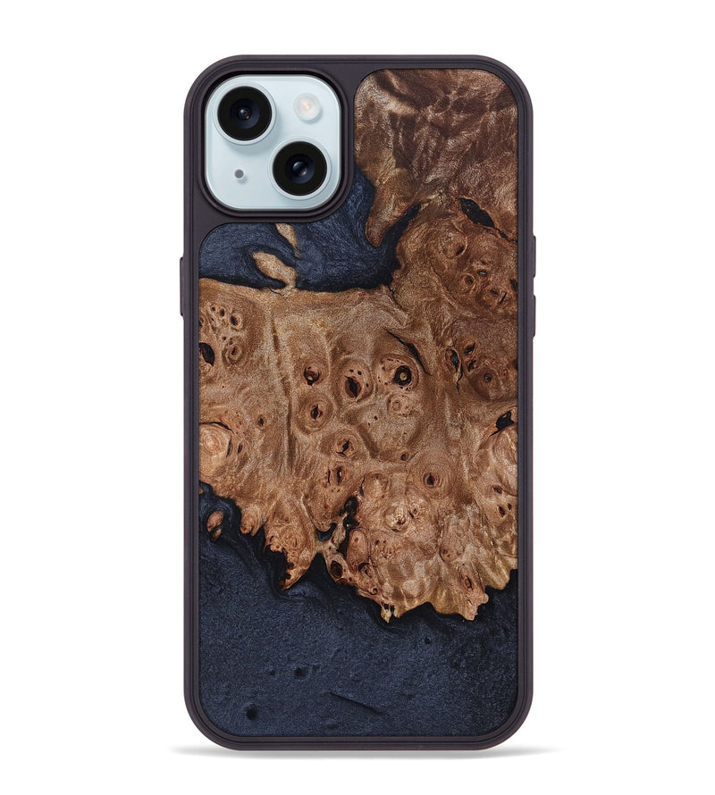 iPhone 15 Plus Wood Phone Case - Ryann (Wood Burl, 824937)