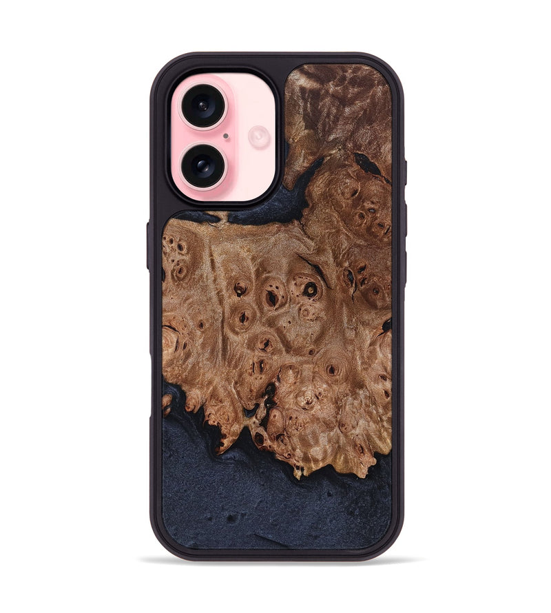 iPhone 16 Wood Phone Case - Ryann (Wood Burl, 824937)