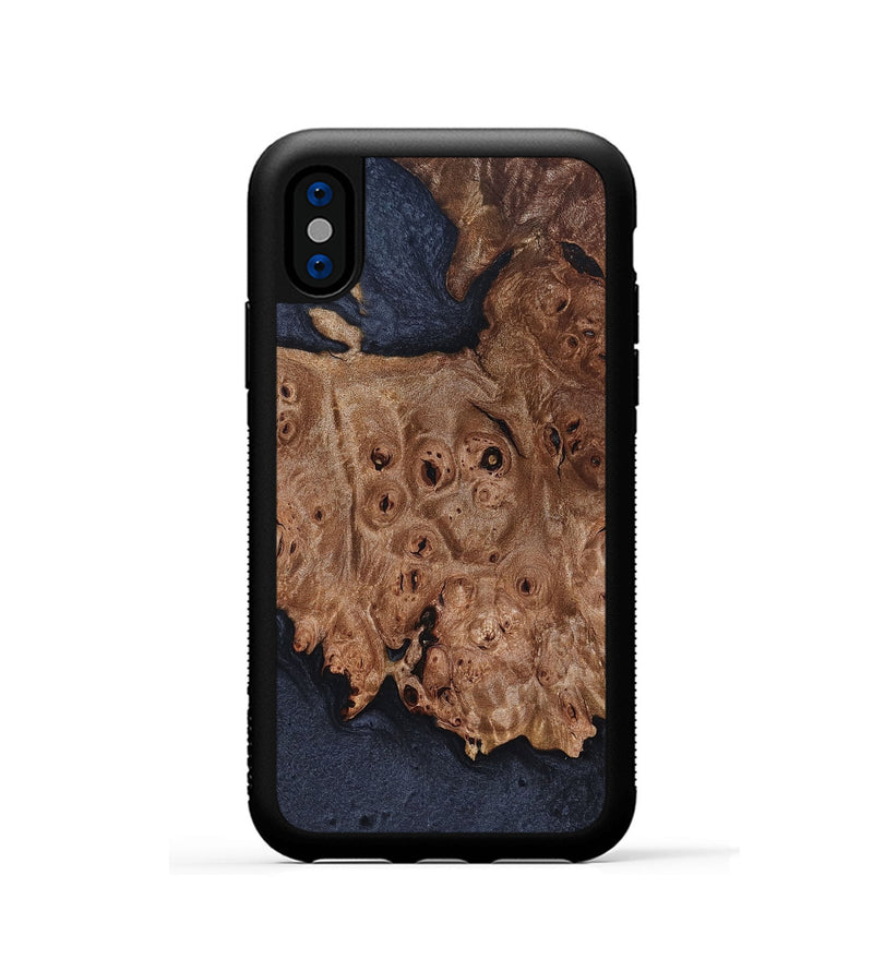 iPhone Xs Wood Phone Case - Ryann (Wood Burl, 824937)
