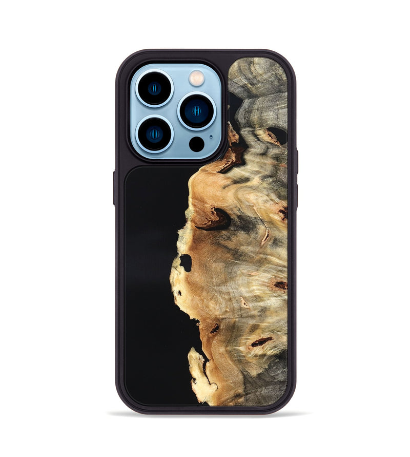 iPhone 14 Pro Wood Phone Case - Fannie (Wood Burl, 824939)