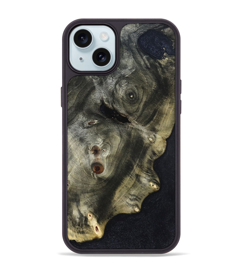 iPhone 15 Plus Wood Phone Case - Dinah (Wood Burl, 824942)