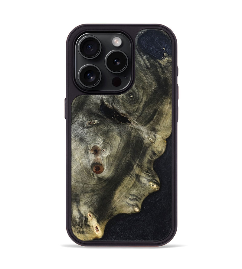 iPhone 15 Pro Wood Phone Case - Dinah (Wood Burl, 824942)