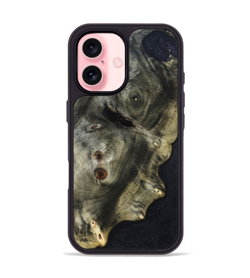 iPhone 16 Wood Phone Case - Dinah (Wood Burl, 824942)