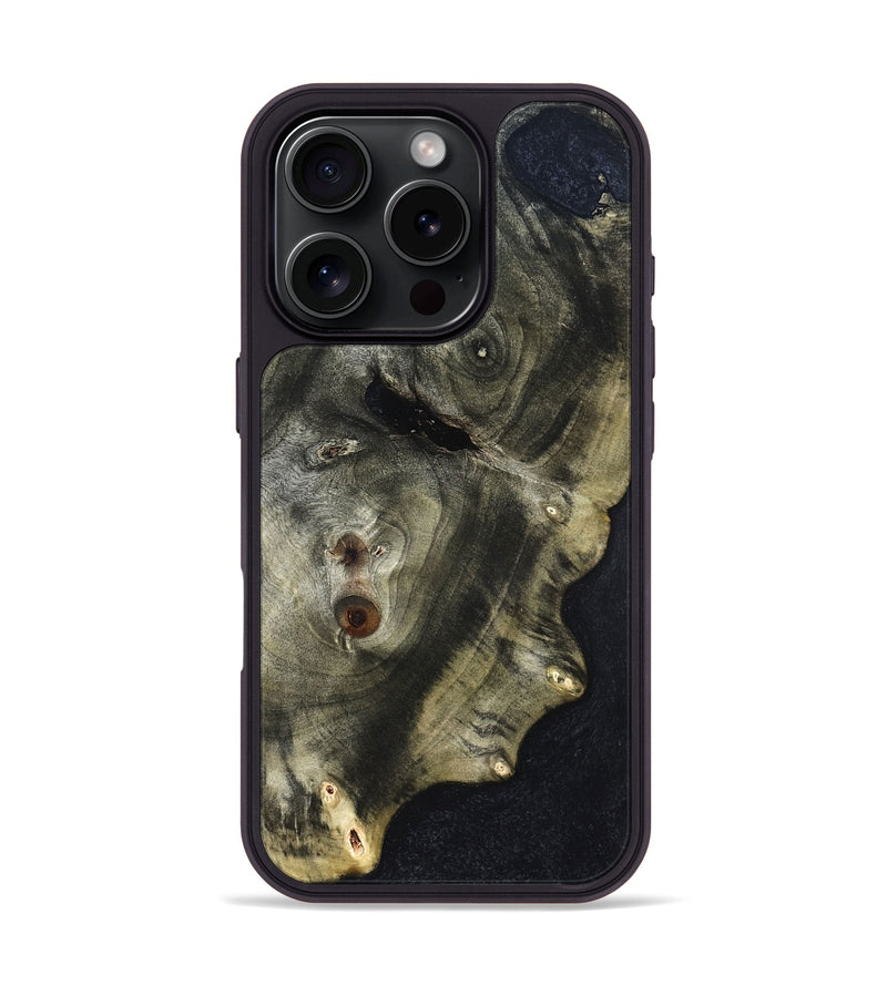 iPhone 16 Pro Wood Phone Case - Dinah (Wood Burl, 824942)
