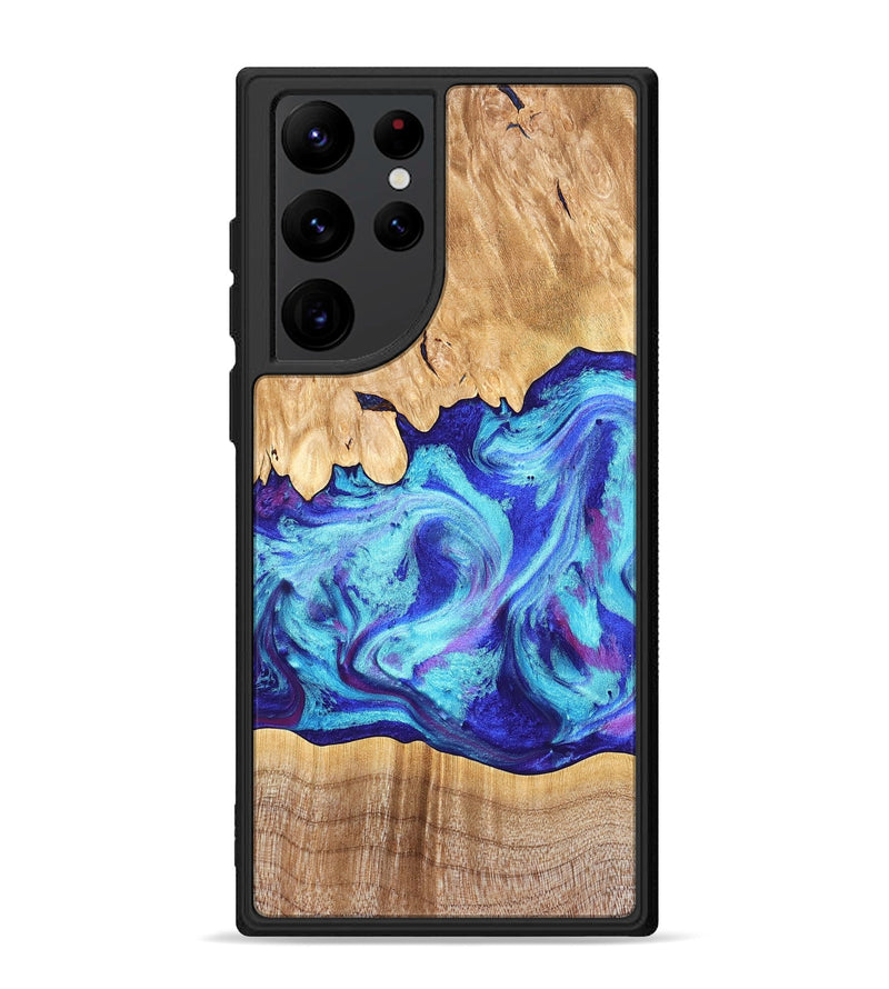 Galaxy S22 Ultra Wood Phone Case - Salina (Purple, 824943)