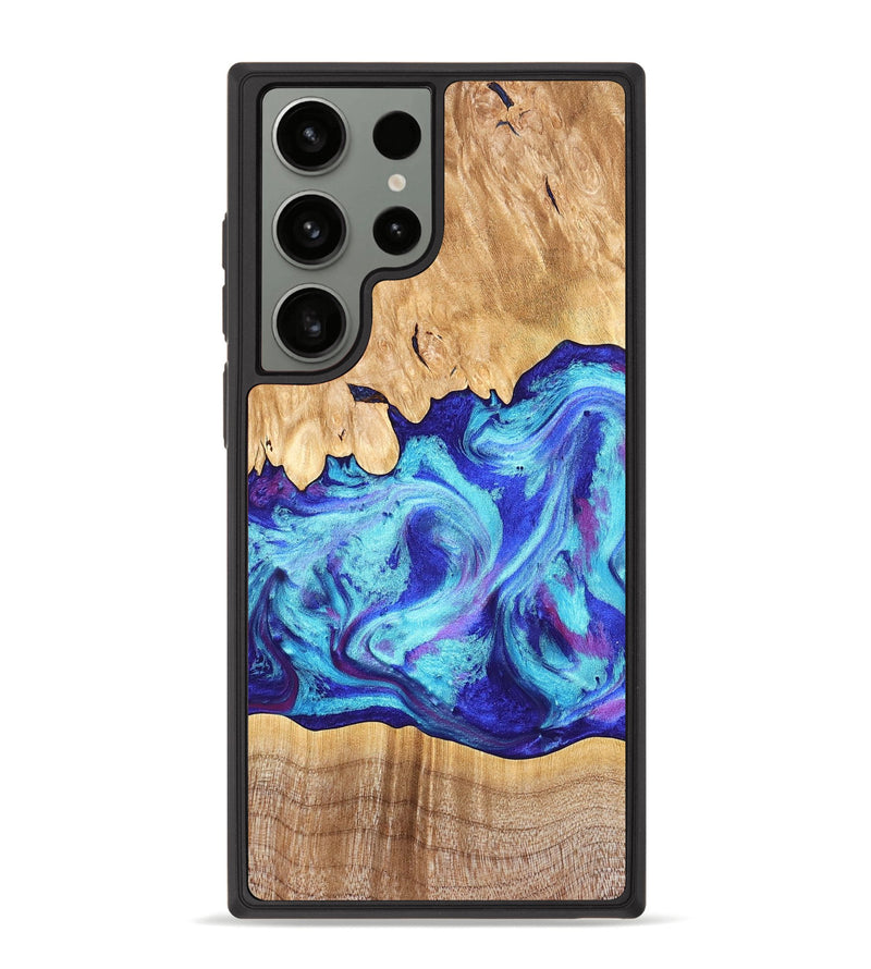 Galaxy S23 Ultra Wood Phone Case - Salina (Purple, 824943)