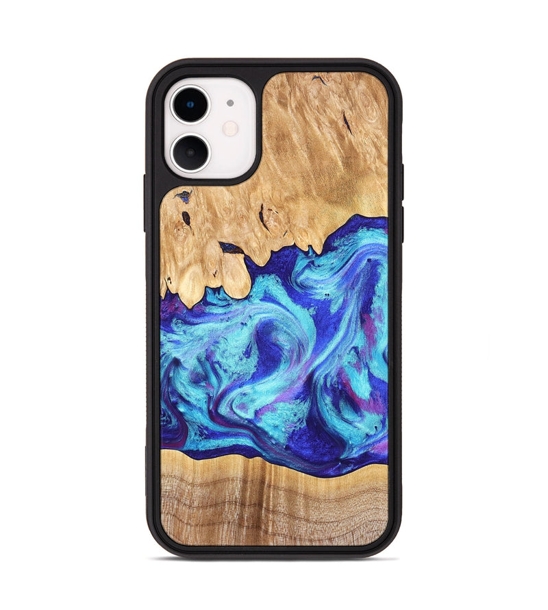 iPhone 11 Wood Phone Case - Salina (Purple, 824943)