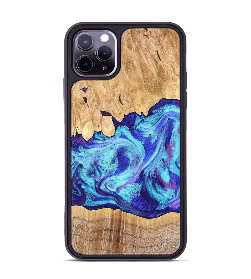 iPhone 11 Pro Max Wood Phone Case - Salina (Purple, 824943)