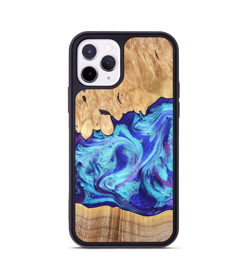 iPhone 11 Pro Wood Phone Case - Salina (Purple, 824943)