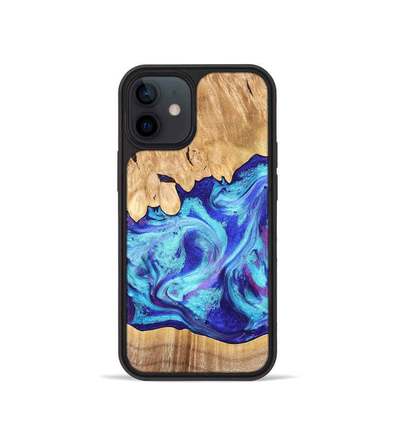 iPhone 12 mini Wood Phone Case - Salina (Purple, 824943)