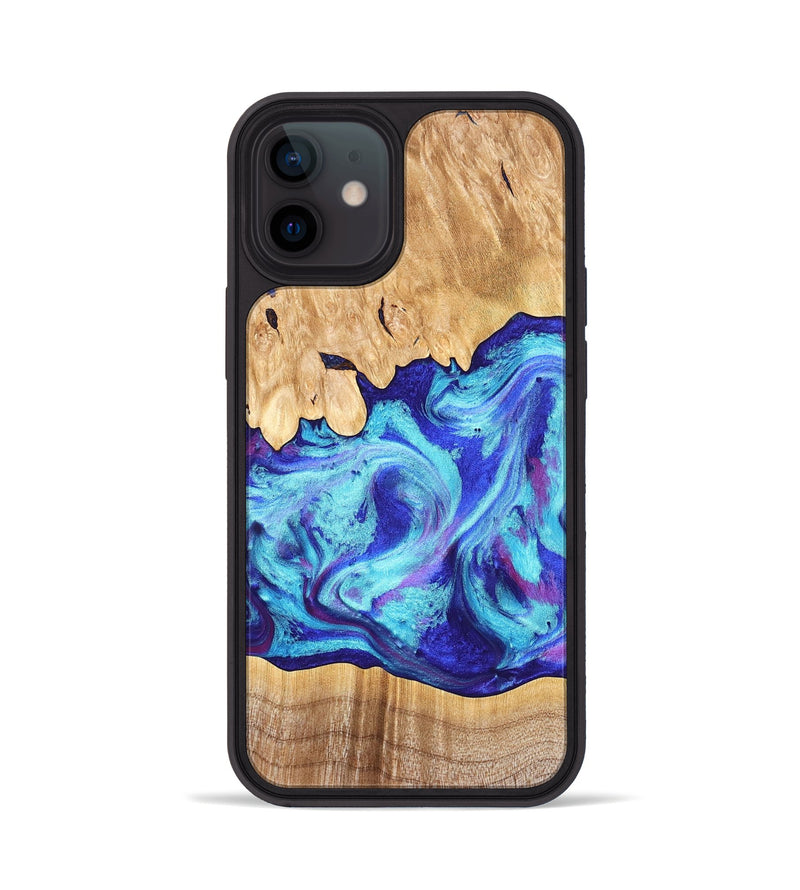 iPhone 12 Wood Phone Case - Salina (Purple, 824943)