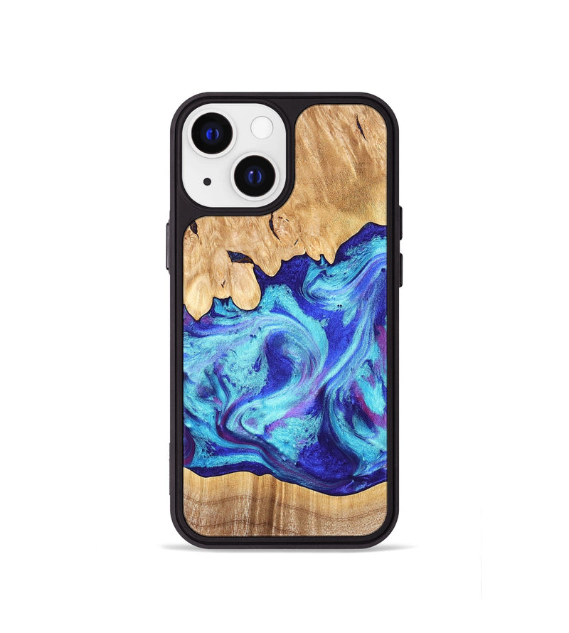 iPhone 13 mini Wood Phone Case - Salina (Purple, 824943)
