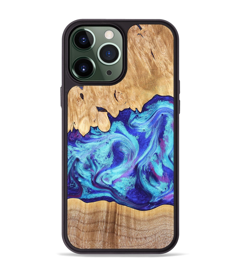 iPhone 13 Pro Max Wood Phone Case - Salina (Purple, 824943)