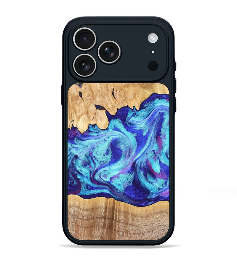 iPhone 17 Pro Max Wood Phone Case - Salina (Purple, 824943)
