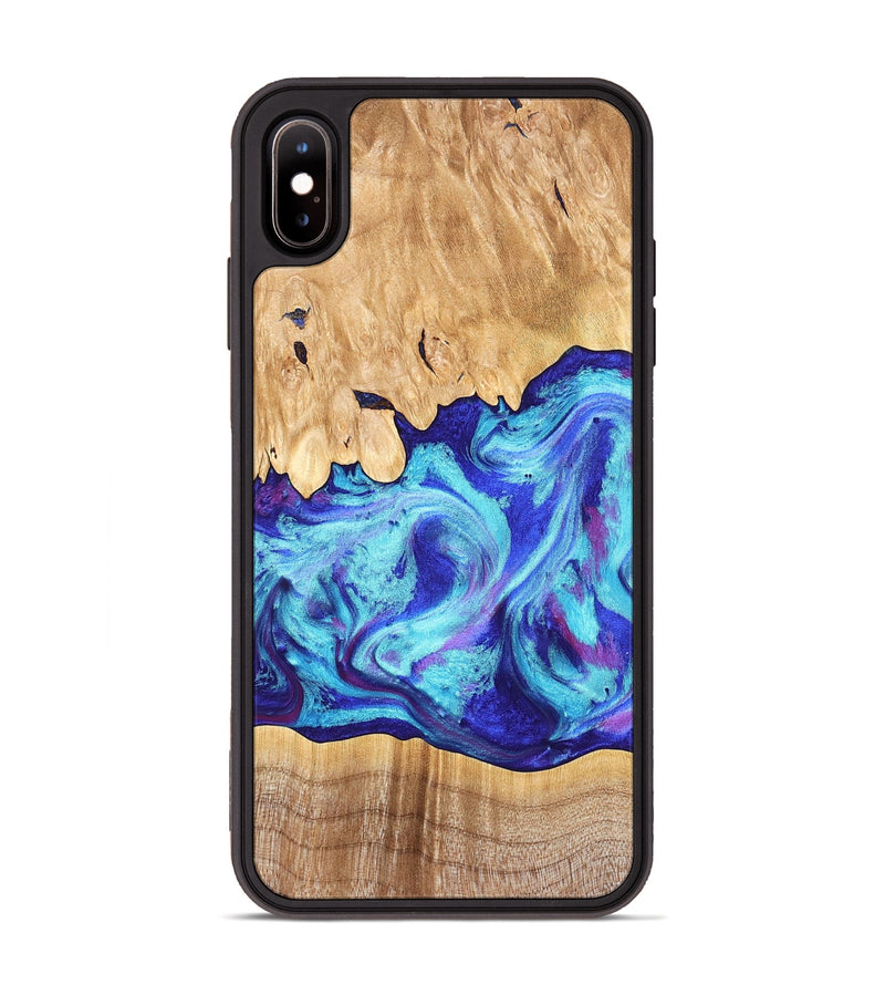 iPhone Xs Max Wood Phone Case - Salina (Purple, 824943)