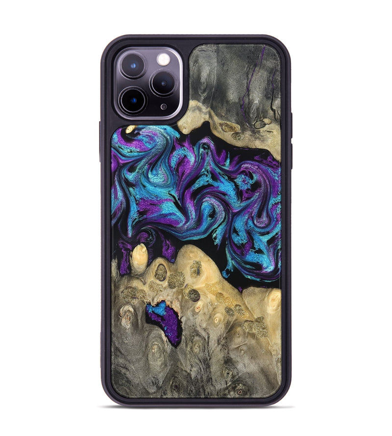 iPhone 11 Pro Max Wood Phone Case - Jesiah (Purple, 824945)