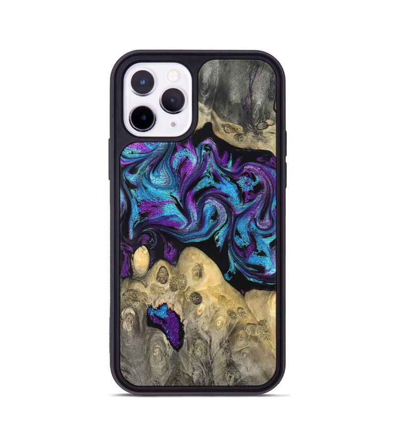 iPhone 11 Pro Wood Phone Case - Jesiah (Purple, 824945)