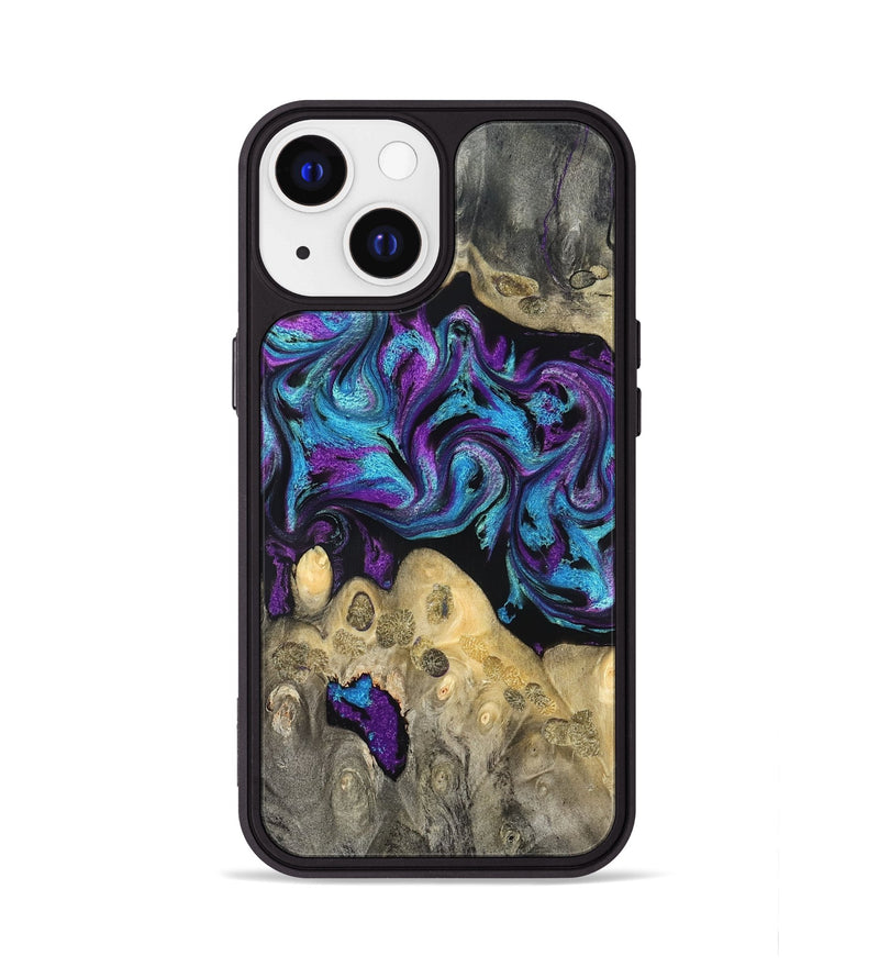 iPhone 13 Wood Phone Case - Jesiah (Purple, 824945)