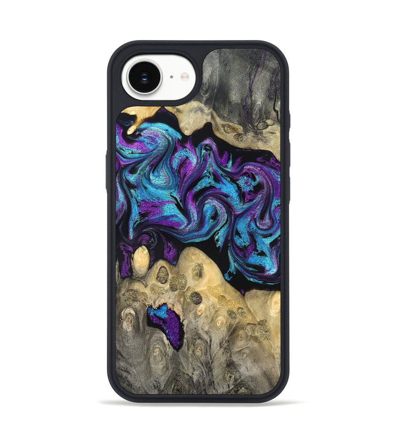 iPhone 16e Wood Phone Case - Jesiah (Purple, 824945)