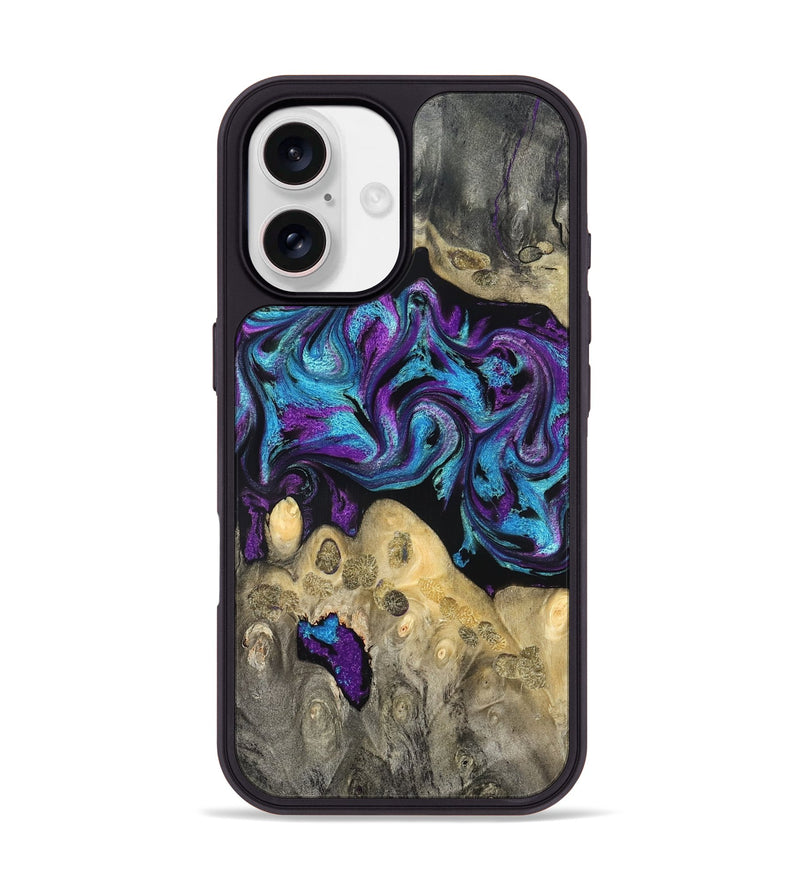 iPhone 17 Wood Phone Case - Jesiah (Purple, 824945)