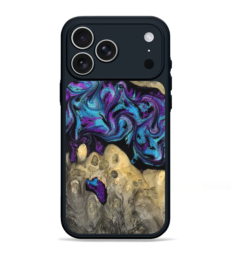 iPhone 17 Pro Max Wood Phone Case - Jesiah (Purple, 824945)