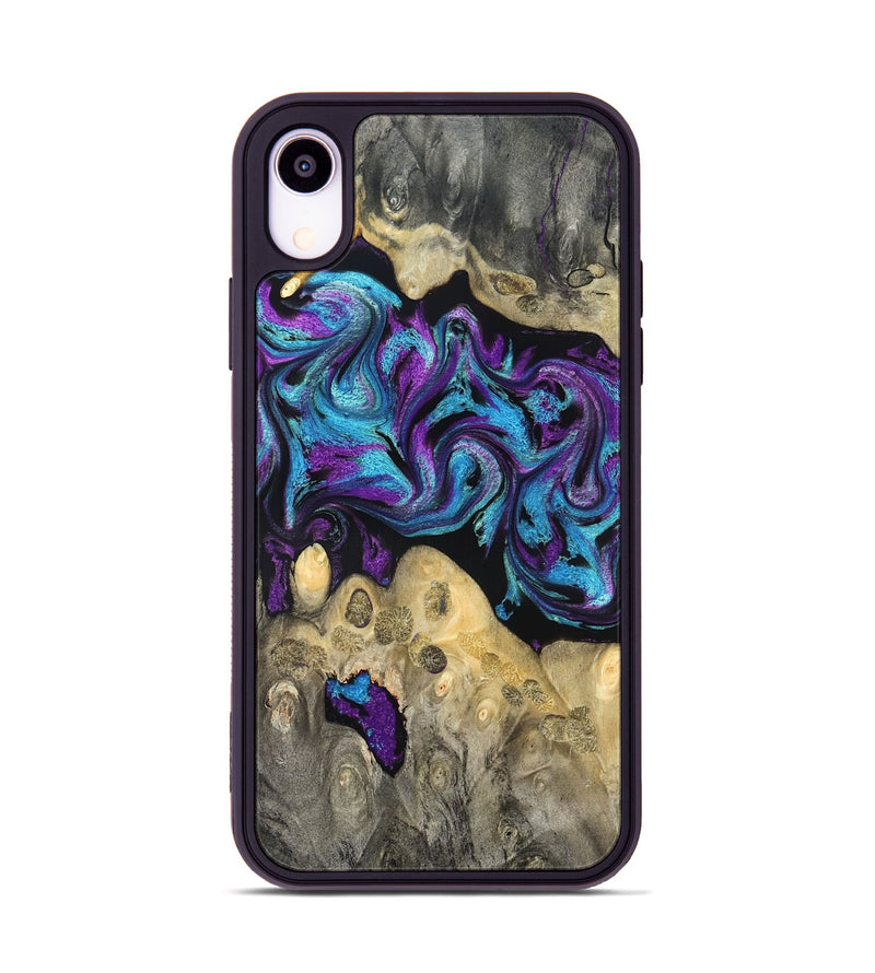 iPhone Xr Wood Phone Case - Jesiah (Purple, 824945)