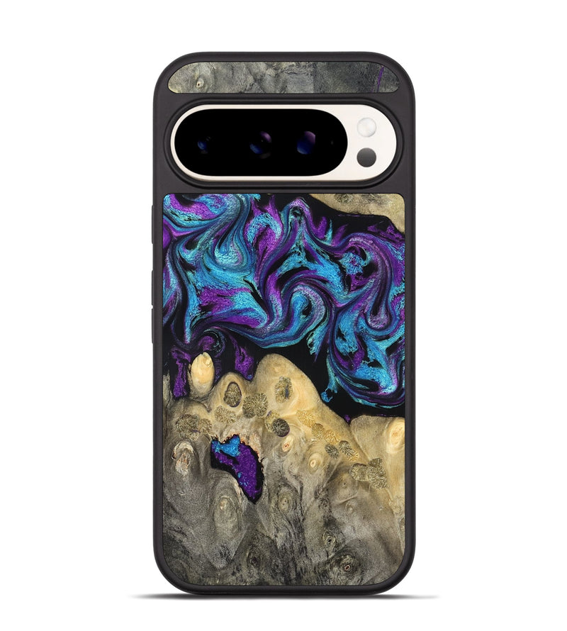Pixel 9 Pro Wood Phone Case - Jesiah (Purple, 824945)