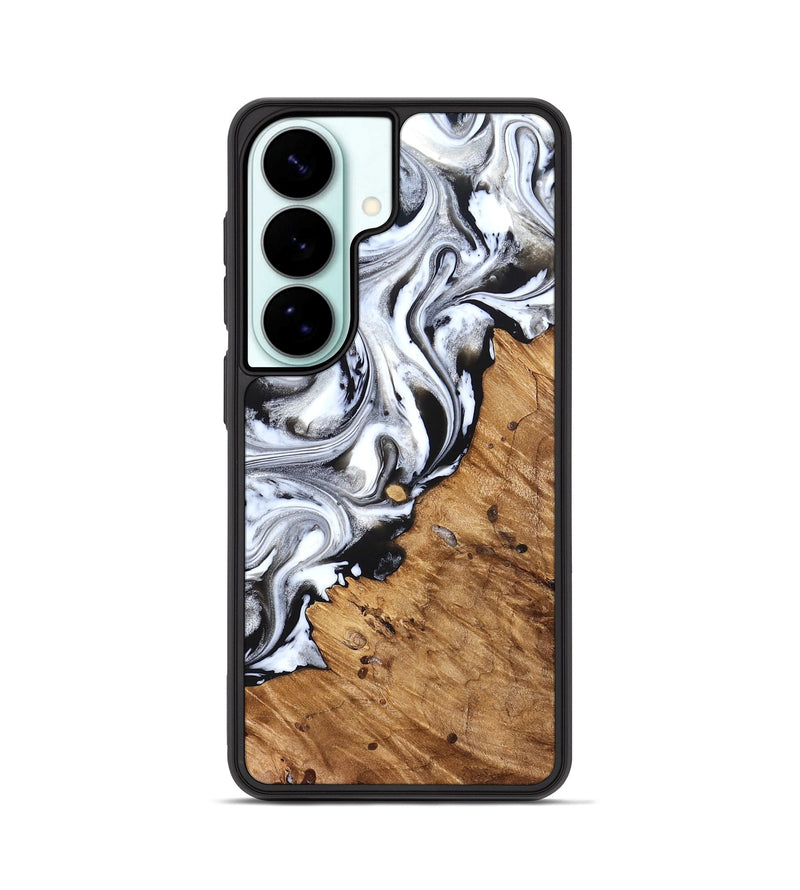 Galaxy S26 Wood Phone Case - Robbie (Black & White, 824947)