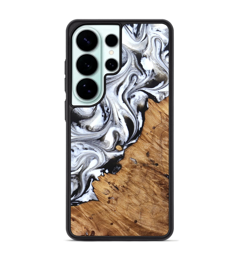 Galaxy S26 Ultra Wood Phone Case - Robbie (Black & White, 824947)