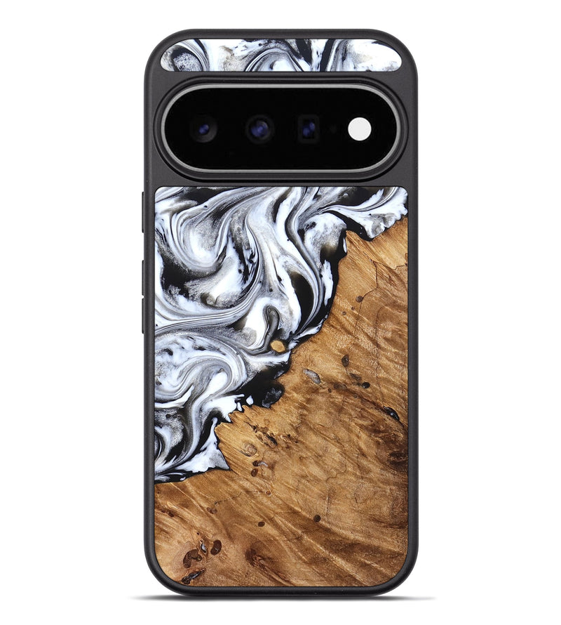 Pixel 11 Pro XL Wood Phone Case - Robbie (Black & White, 824947)