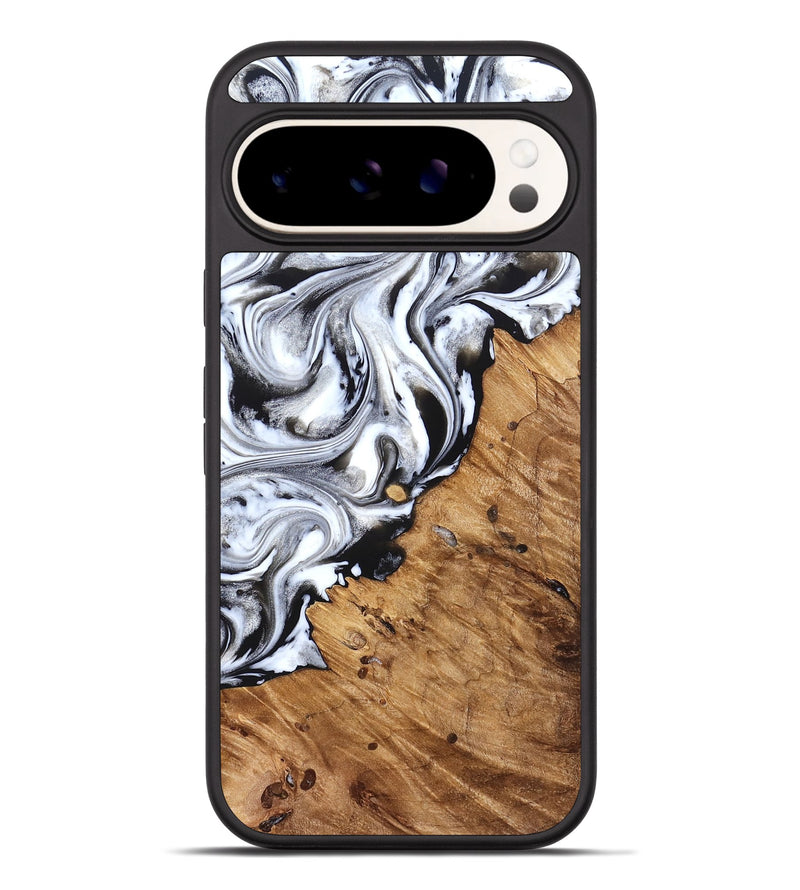 Pixel 9 Pro XL Wood Phone Case - Robbie (Black & White, 824947)