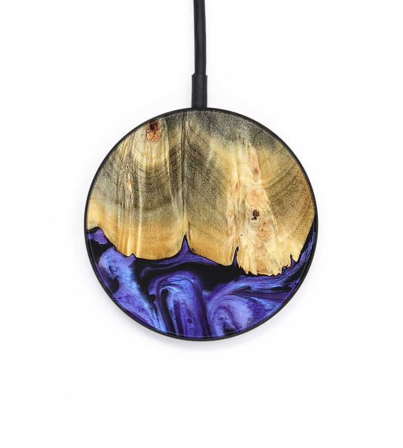 Circle Wood Wireless Charger - Jettie (Purple, 824951)
