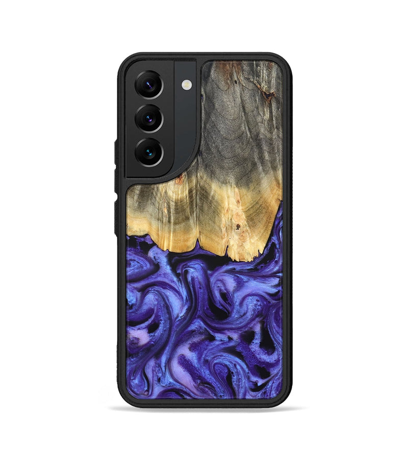 Galaxy S22 Wood Phone Case - Jettie (Purple, 824951)