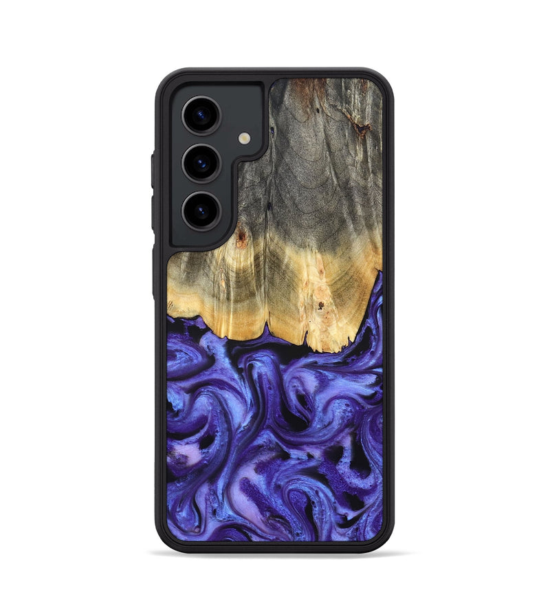 Galaxy S24 Wood Phone Case - Jettie (Purple, 824951)