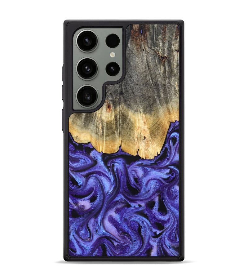 Galaxy S24 Ultra Wood Phone Case - Jettie (Purple, 824951)