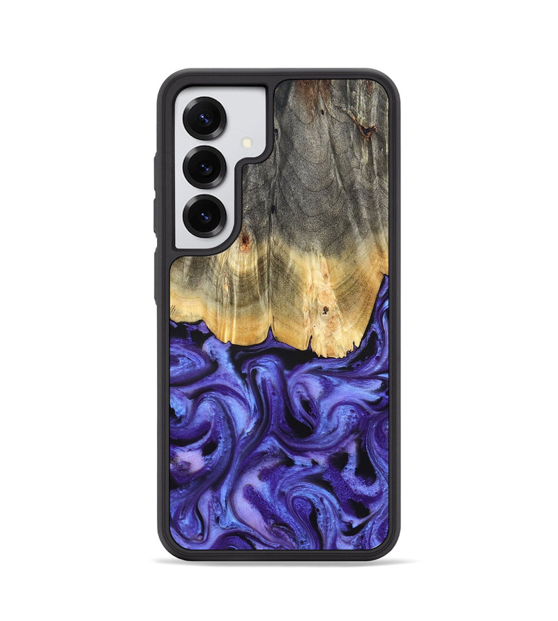 Galaxy S25 Wood Phone Case - Jettie (Purple, 824951)