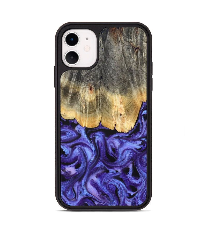 iPhone 11 Wood Phone Case - Jettie (Purple, 824951)
