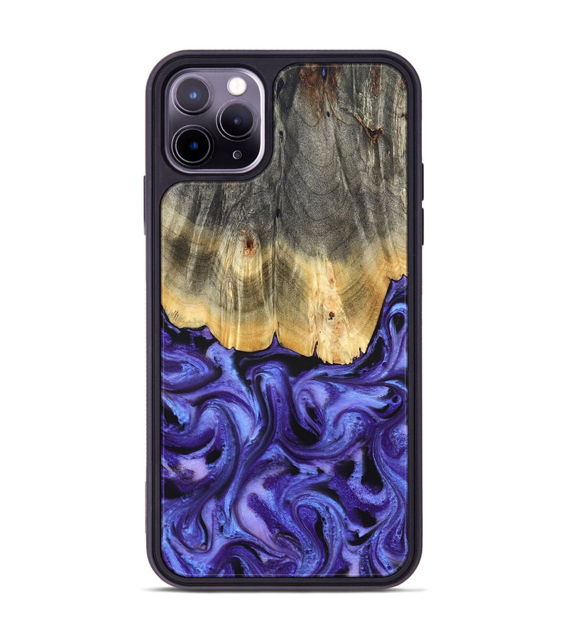 iPhone 11 Pro Max Wood Phone Case - Jettie (Purple, 824951)