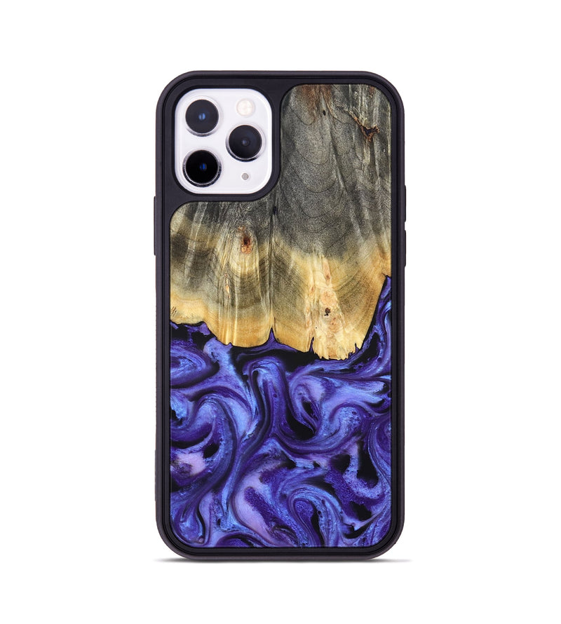 iPhone 11 Pro Wood Phone Case - Jettie (Purple, 824951)